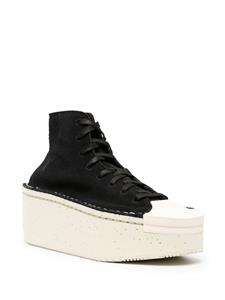 Adidas lace-up platform sneakers - Zwart