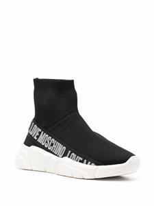 Love Moschino Soksneakers - Zwart