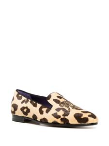 Ralph Lauren Collection Alonzo leopard-print loafers - Veelkleurig