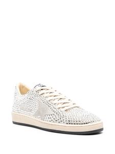 Golden Goose Ball Star rhinestone -embellished suede sneakers - Grijs