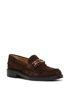 Tod's T-chain leather loafers - Bruin
