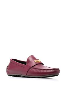 Moschino Leren loafers - Paars