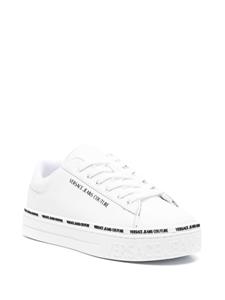 Versace lace-up leather sneakers - Wit