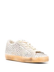 Golden Goose Super Star sneakers met kristallen - Beige