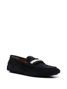 Bally round-toe suede loafers - Blauw