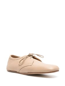 Gabriela Hearst Luca lace-up leather loafers - Beige
