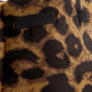 Thu!s dames spaanse sloffen met luipaardprint