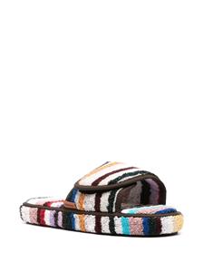 Missoni striped touch-strap slippers - 100 MULTI