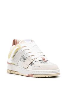 Axel Arigato Area Patchwork panelled leather sneakers - Beige