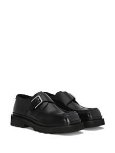 Dolce & Gabbana polished leather monk shoes - Zwart