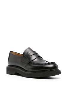Church's leather penny loafers - Zwart
