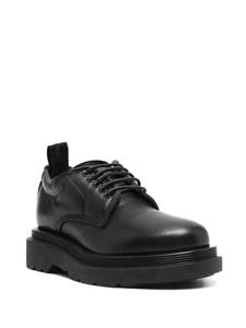 Buttero lace-up leather loafers - Zwart