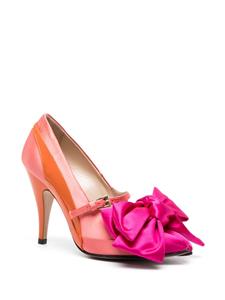 Maison Margiela Tabi Monster 110mm bow pumps - Roze