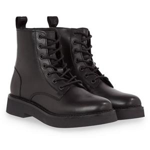 TOMMY JEANS Hoge veterschoenen TJW LACE UP FLAT BOOT met praktische aantreklus