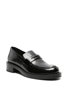 Stuart Weitzman Palmer Bold leather loafers - Zwart