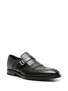 Henderson Baracco fringe-detail monk shoes - Zwart