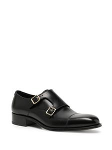 TOM FORD Claydmon leather monk shoes - Zwart