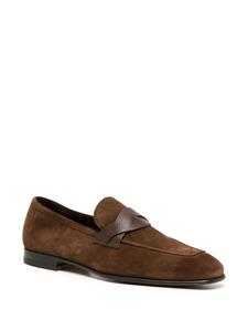 TOM FORD Sean twist-detail suede loafers - Bruin