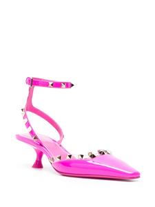 Valentino Rockstud Couture 50mm leather pumps - Roze