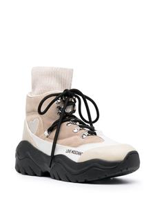 Love Moschino High-top sneakers - 12A - CREAM