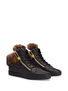 Giuseppe Zanotti Nicki leather sneakers - Zwart