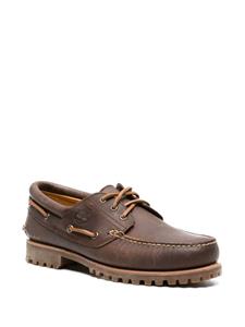 Timberland round-toe leather boat shoes - Bruin