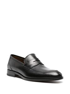 Fratelli Rossetti penny-slot polished leather loafers - Zwart