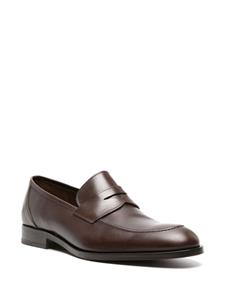 Fratelli Rossetti penny-slot polished leather loafers - Bruin