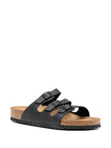 Birkenstock Florida leather sandals - Zwart