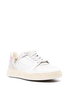 Premiata Quinn perforated leather sneakers - Wit