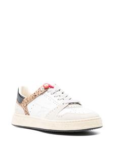 Premiata Quinn cheetah-print leather sneakers - Wit