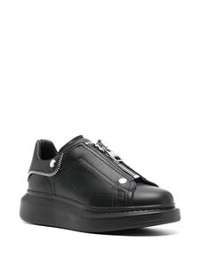 Alexander McQueen Oversized zip-up sneakers - Zwart