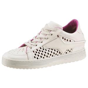 A.S.98 Plateausneakers ASZEPPA met pinkkleurige voering