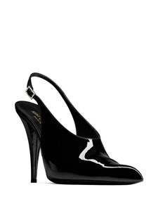 Saint Laurent Raven slingback pumps - Zwart