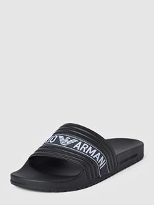 Emporio Armani Instappers met labeldetail