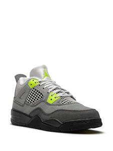 Jordan Kids Air Jordan 4 Retro Neon sneakers - Grijs