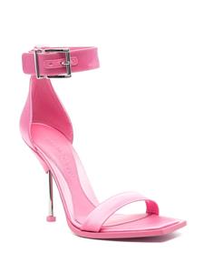 Alexander McQueen Satijnen sandalen - Roze