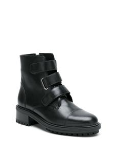 Studio Chofakian Milestone leren combat boots - Zwart