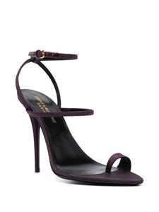 Saint Laurent Mariposa stiletto sandalen - Paars