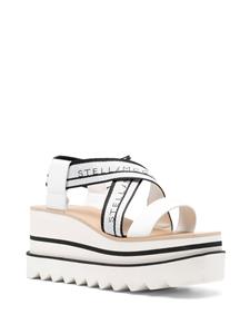 Stella McCartney Sneakelyse sandalen met plateauzool - Wit