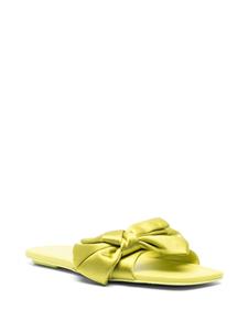 Stuart Weitzman Slippers met open neus - Groen