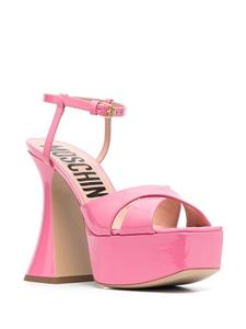 Moschino Lakleren sandalen - Roze
