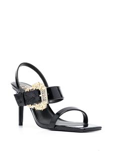 Versace Sandalen met gesp - Zwart