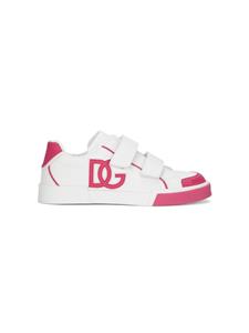 Dolce & Gabbana Kids Sneakers met logo-reliëf - Wit