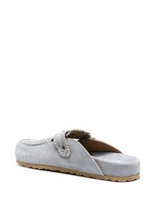 Scarosso Cheyenne suede mules - Blauw