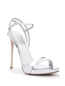 Le Silla Gwen metallic sandalen - Zilver