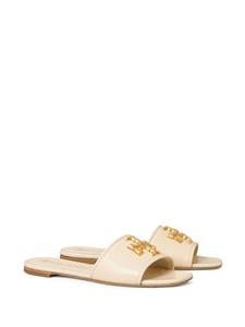 Tory Burch Eleanor sandalen met logoplakkaat - Beige