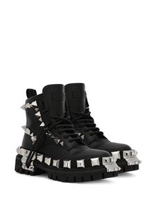 Dolce & Gabbana Combat boots met studs - Zwart