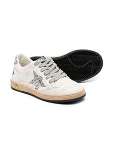 Golden Goose Kids Ball Star leren sneakers - Wit