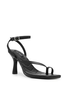 Senso Neama leren sandalen - Zwart